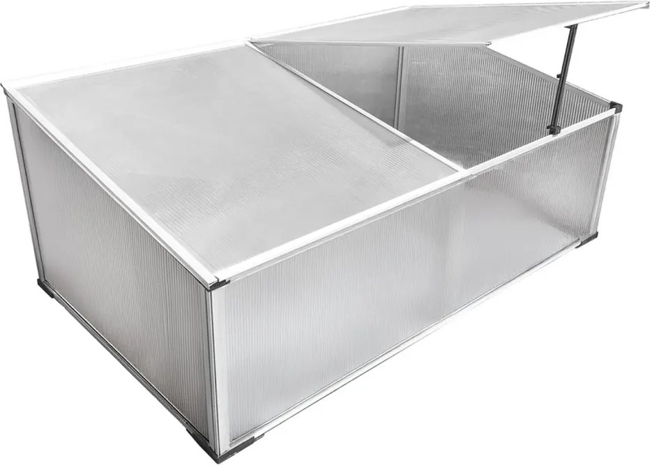 Kerti üvegház/melegágy, polikarbonát, 100x60x30 cm, LENSAR