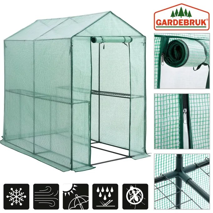 Deuba Fóliasátor 190x186x120 cm