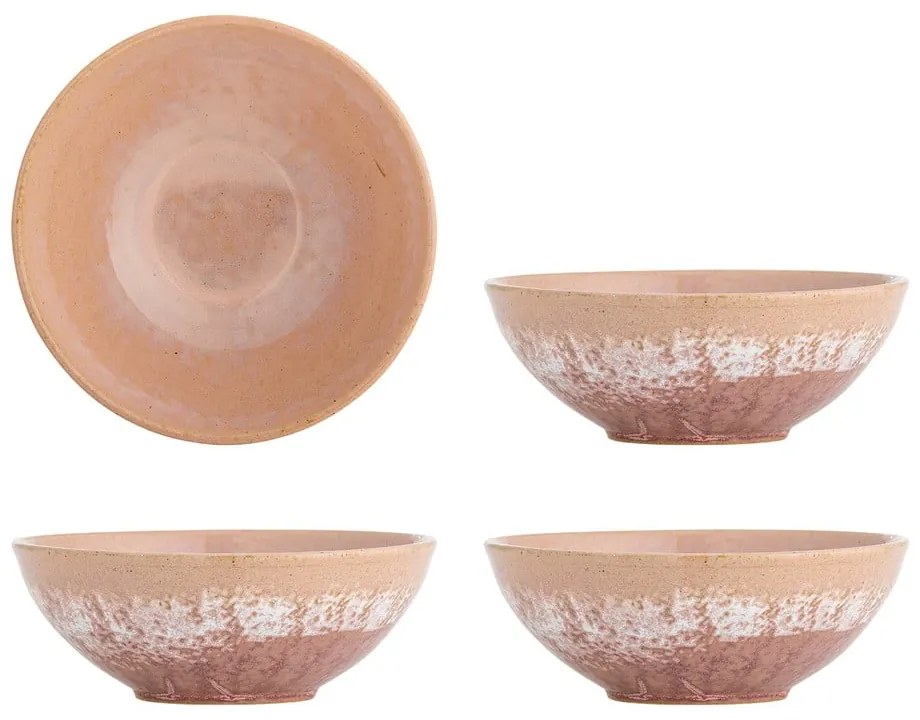 Lazacszínű kőedény tálka szett 4 db-os 890 ml Darlene – Bloomingville