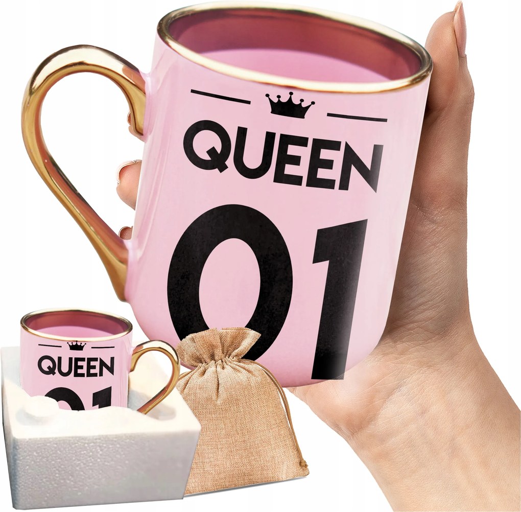 Queen Nyomott Mintás Bögre 01 Ajándék Neki Lánynak Valentin Napra