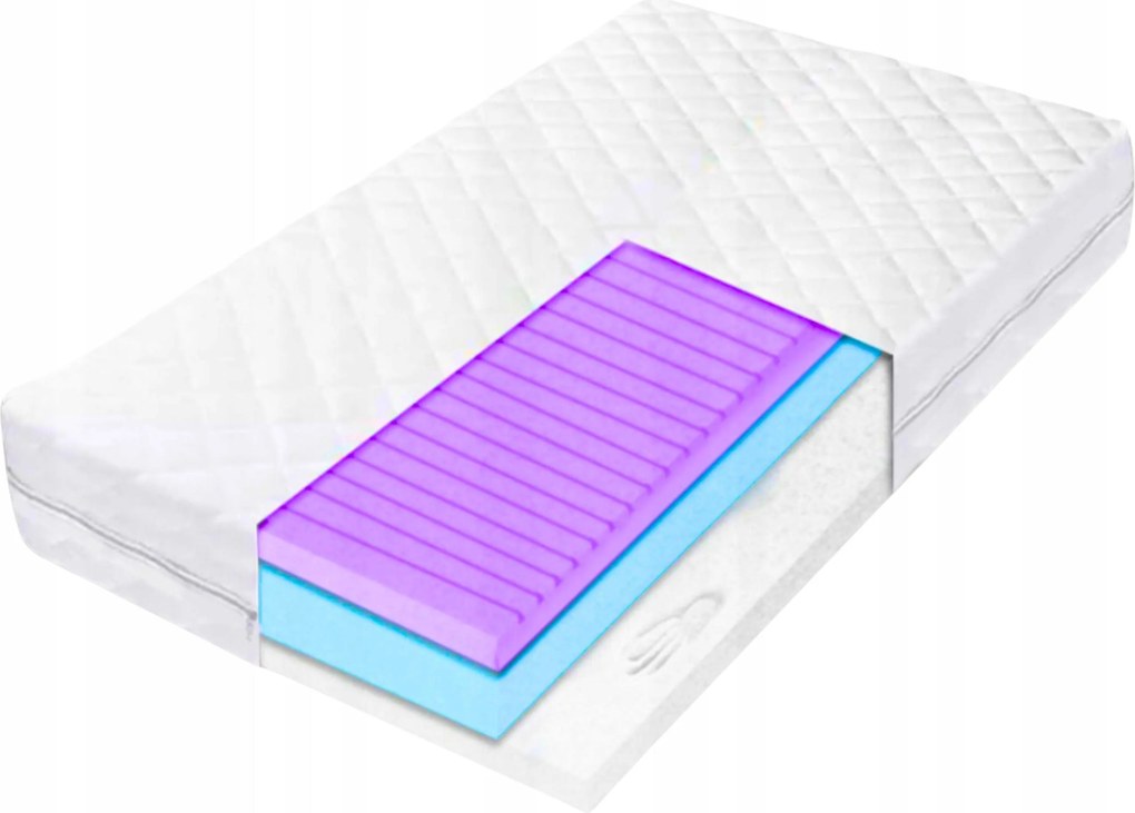 Hr 100x200 viszko memóriahab matrac H3 27 cm, hozzáillő puha H1 anyagból