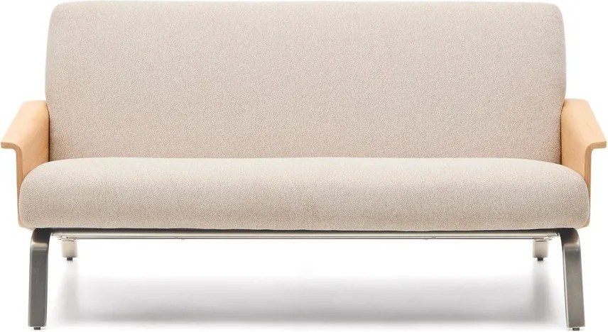 Bézs zsenília kanapé 165 cm Amsen – Kave Home