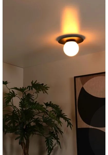 Lucide 79187/01/30 - Mennyezeti lámpa TRICIA 1xE27/15W/230V átm. 25 cm fekete