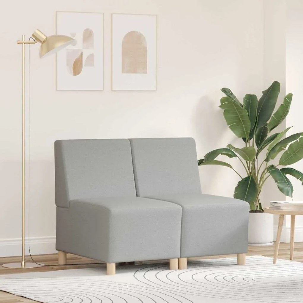 Karfa Nélküli Modularis Kanapé Egység 2 pcs Felhős szürke