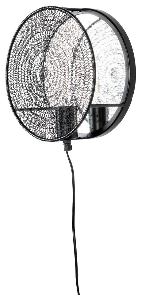 Lea fekete fali lámpa - White Label