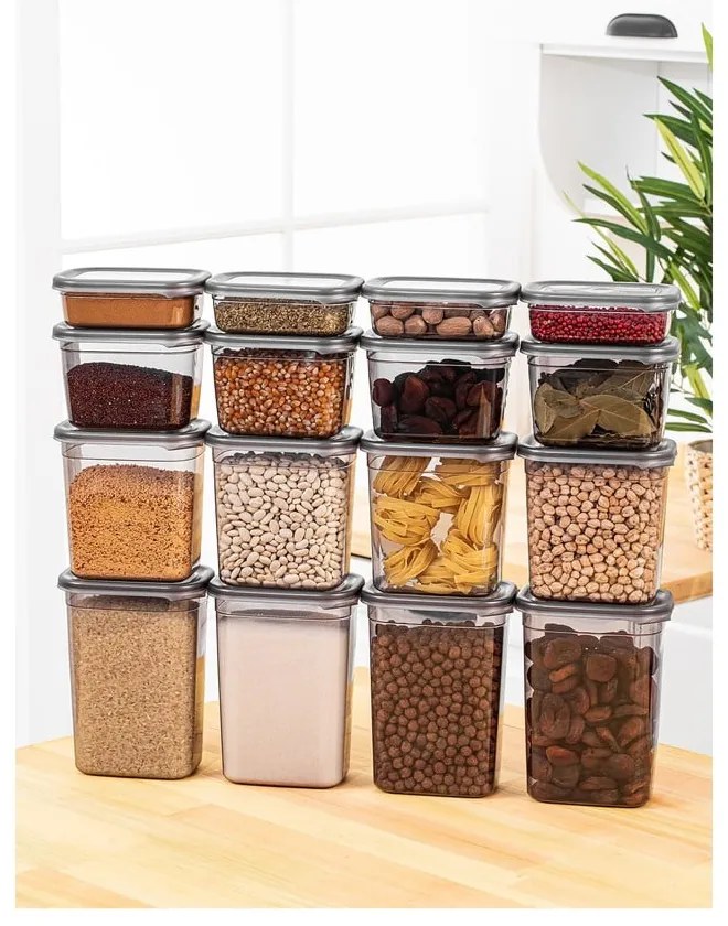 Élelmiszertartó doboz szett 16 db-os Fresco – Hermia