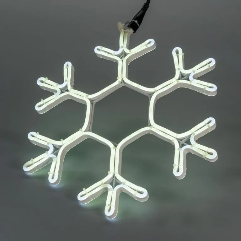 NEXOS Karácsonyi hópehely 40 x 35 cm 360 LED hideg fehér
