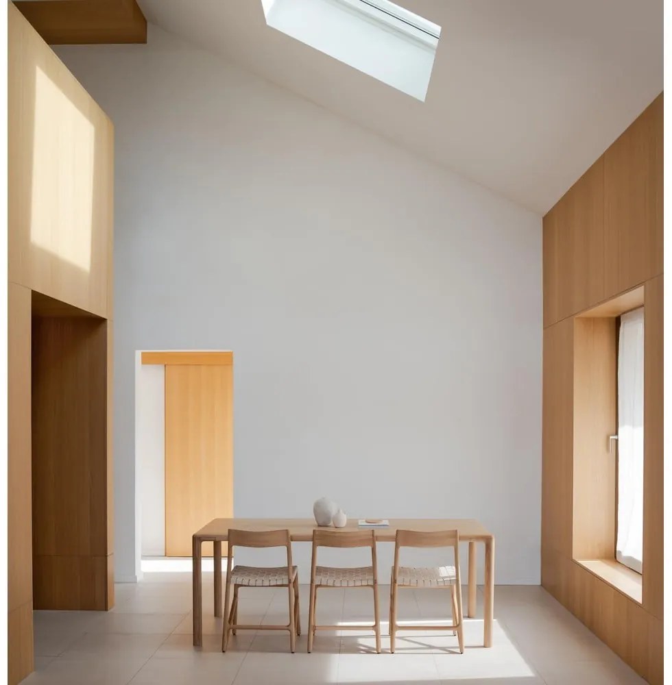 Tölgyfa étkezőasztal 90x200 cm Derven – Gazzda