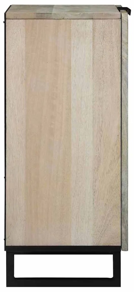 Széf Fehér 60 x 33.5 x 75 cm Tömör mangófa
