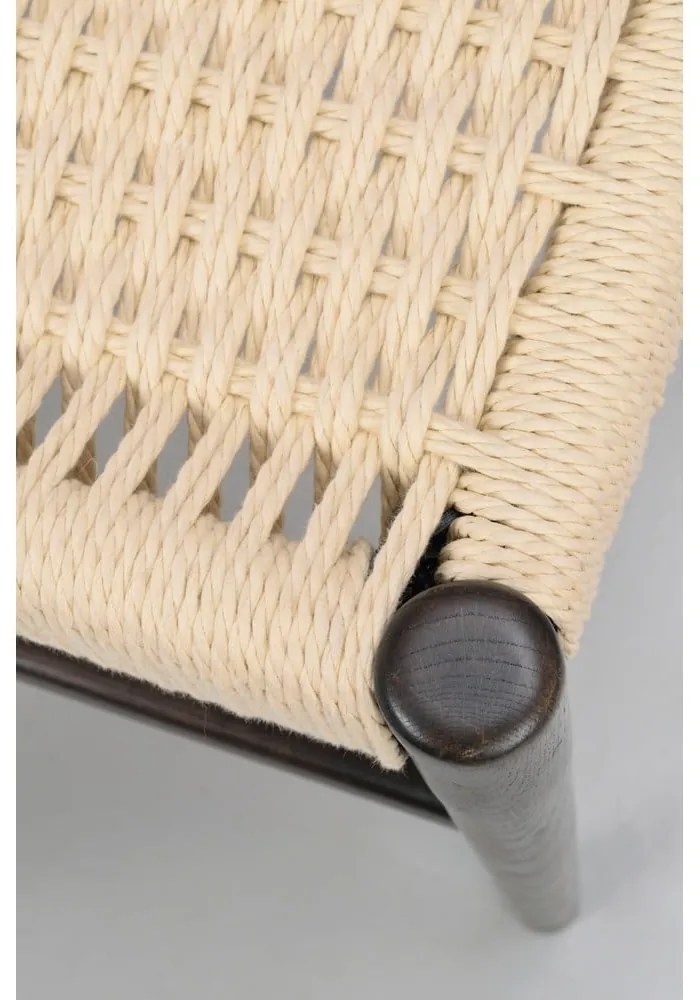 Natúr színű-sötétbarna étkezőszék szett 2 db-os Harlan – Rowico