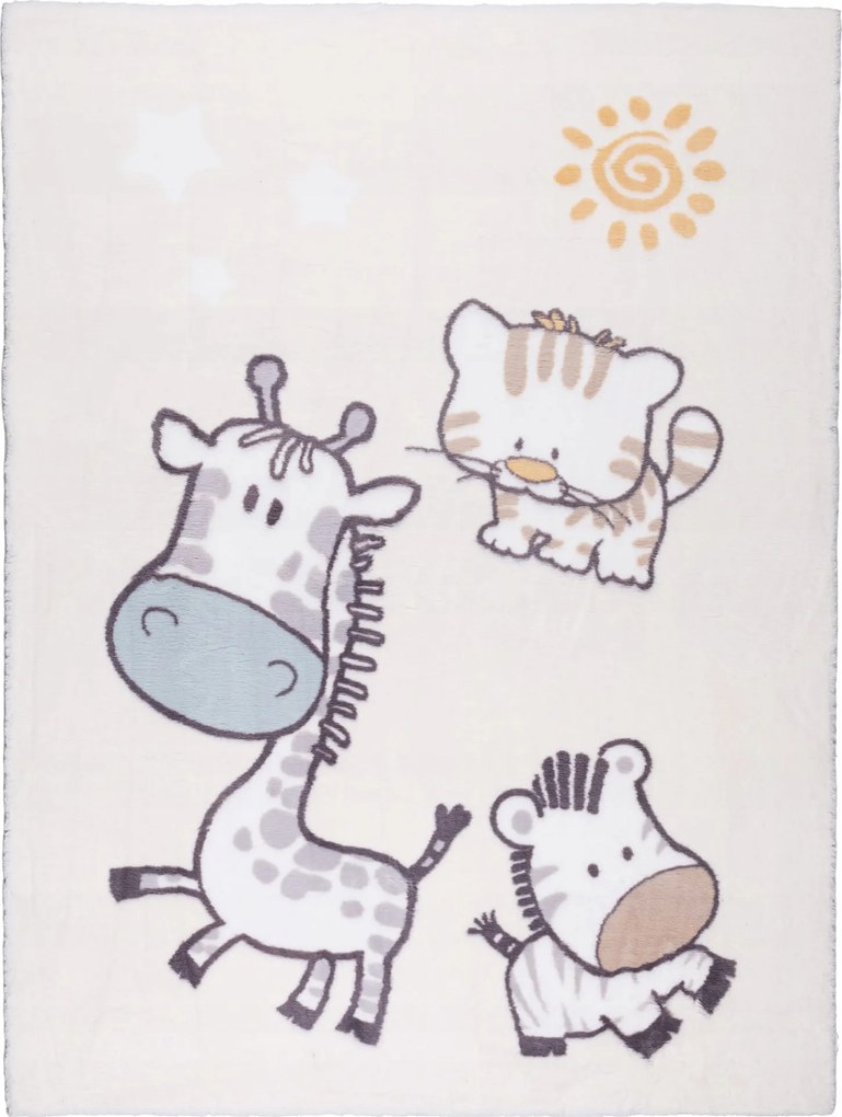 Gyerekszőnyeg 120x160CM Puha Plüss Kedves Állatok Kids