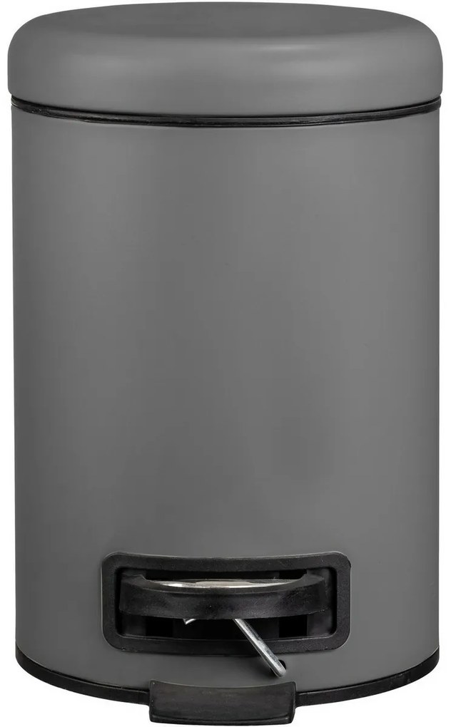 Wenko Leman pedálos szemetes 3 l, szürke, 3 l