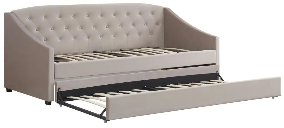 Széthúzható ágy 90 cm Asesorar (barnaszürke) . 1116213