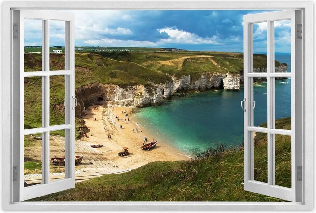 Poszterek 90x60 Gyönyörű öböl és szikla