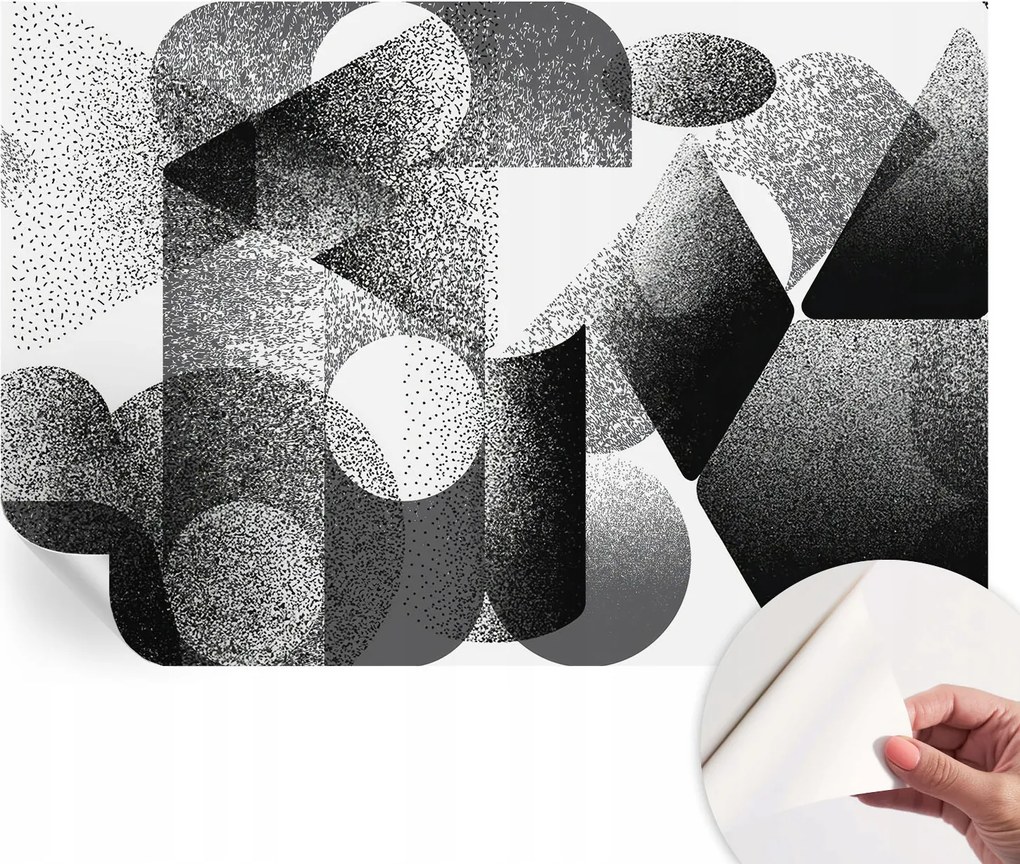 Fali fotótapéta Hálószobába Nappaliba Geometrikus formák 104x70 cm