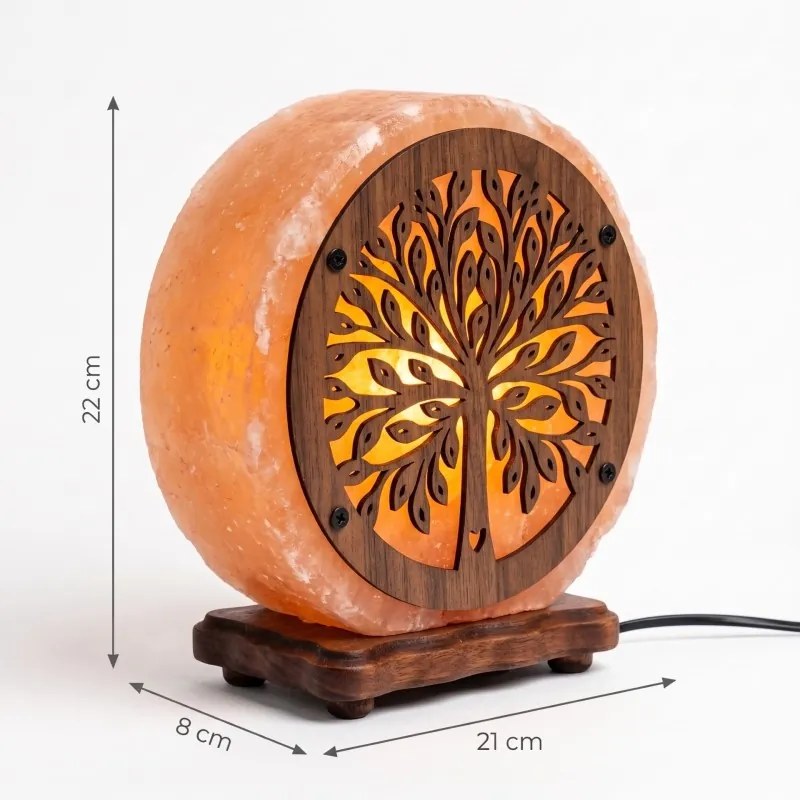 Sólámpa kerek fa 5,2 kg