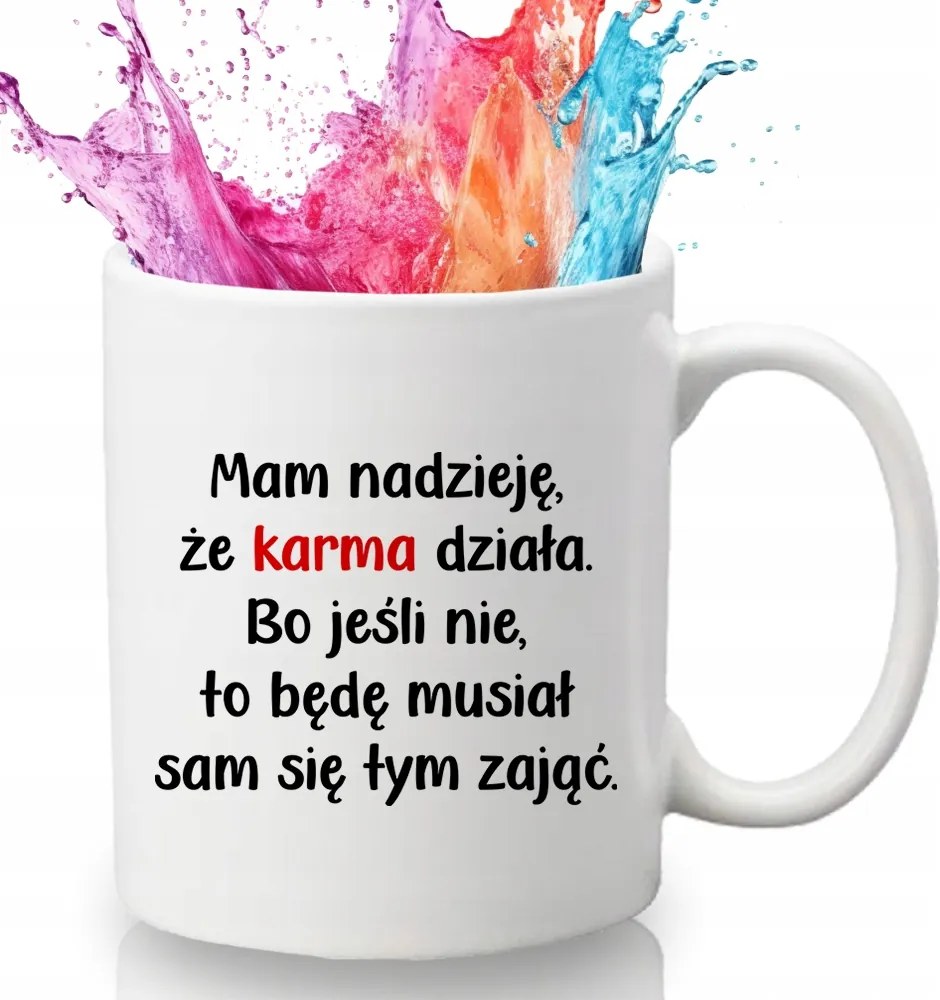 Bögre Fehér 330 ml Kerámia Ajándék Humor Vicces Gadget Eledel Működik