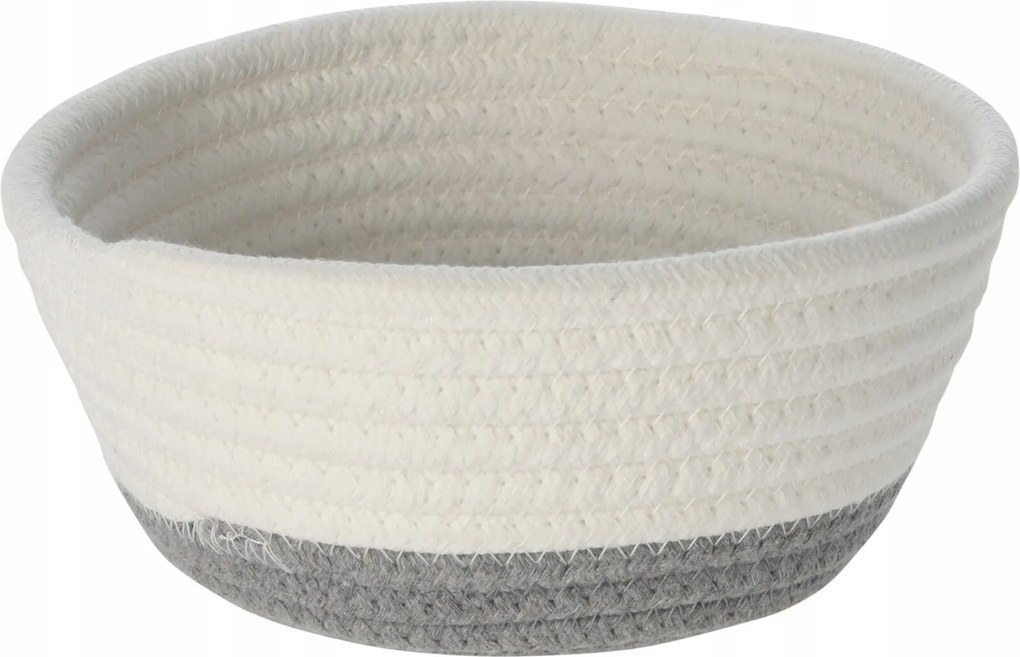Tárolókosár, pamut, 18 x 8 cm