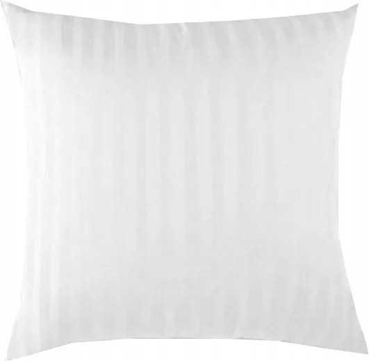 Szállodai Párnahuzat Adamaszek Fehér 40x40cm Csíkos 100% Pamut