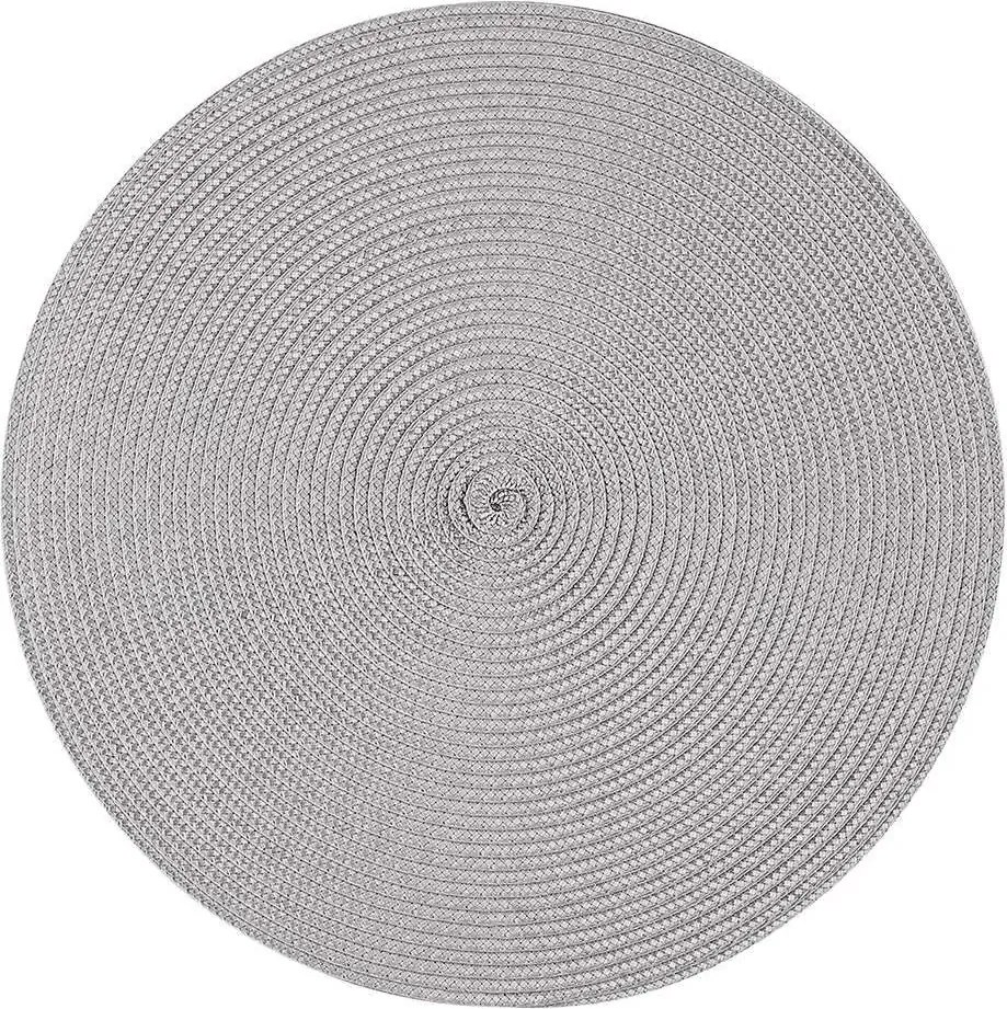 Szalma asztal alátét tányérokhoz szürke hamuszürke 38 cm 1db