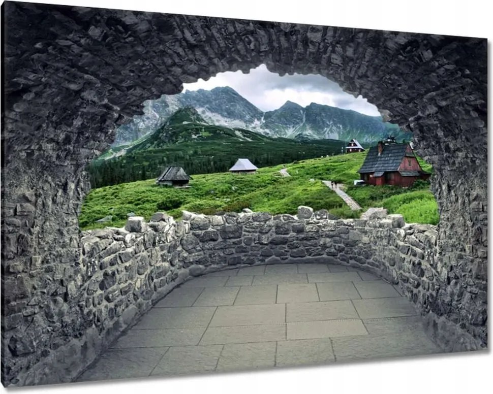 Festmények 120x80 Tátra Lánctalpas csarnok