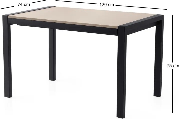 Silva étkezőasztal, 120 cm