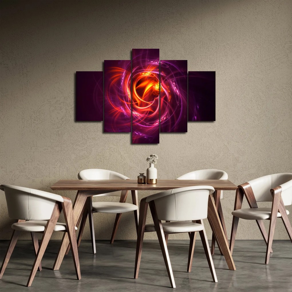 Ragyogó modern absztrakció képe (150x105 cm)