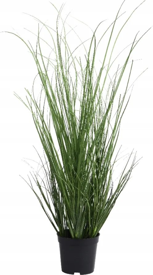 Műfű növény Zöld dekoratív cserépben dekorációs 68cm