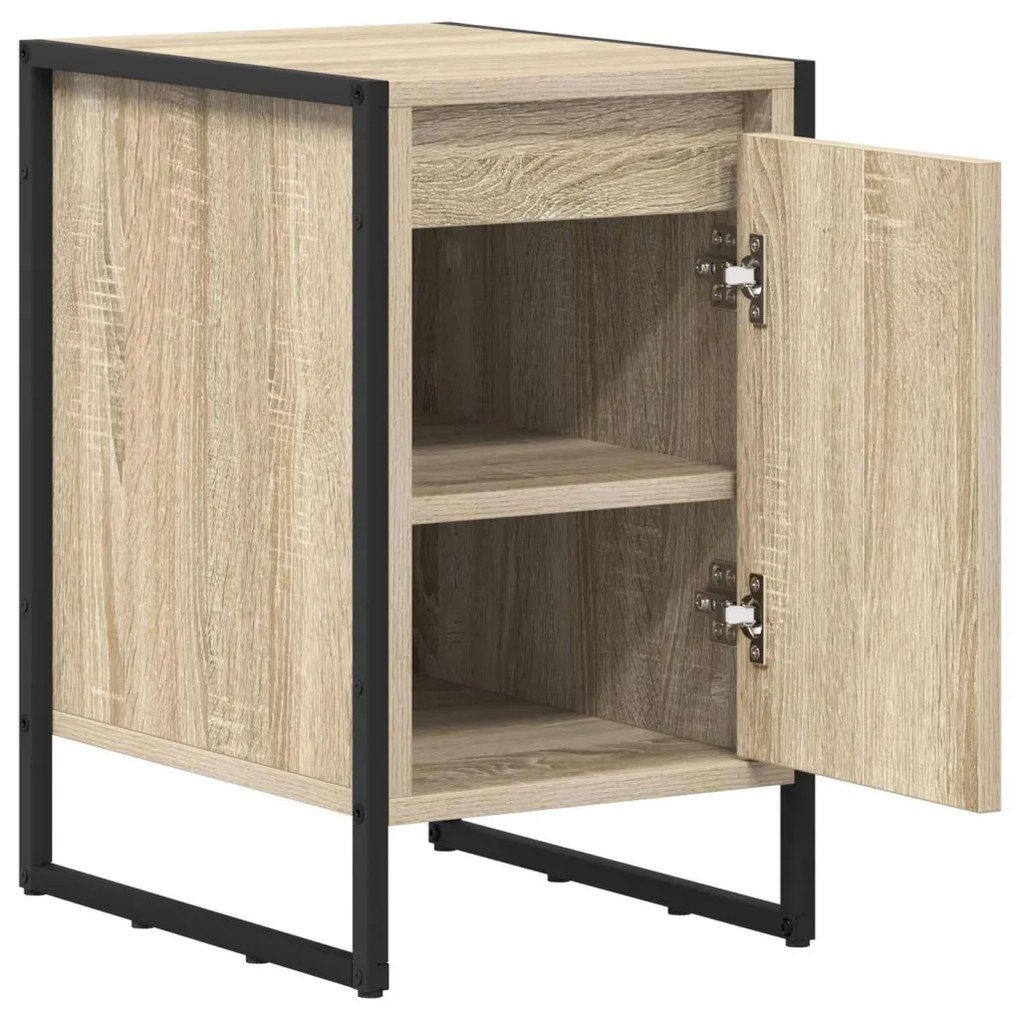 Éjjeli asztal 2 pcs Sonoma 39,5 x 30 x 50 cm Faanyag