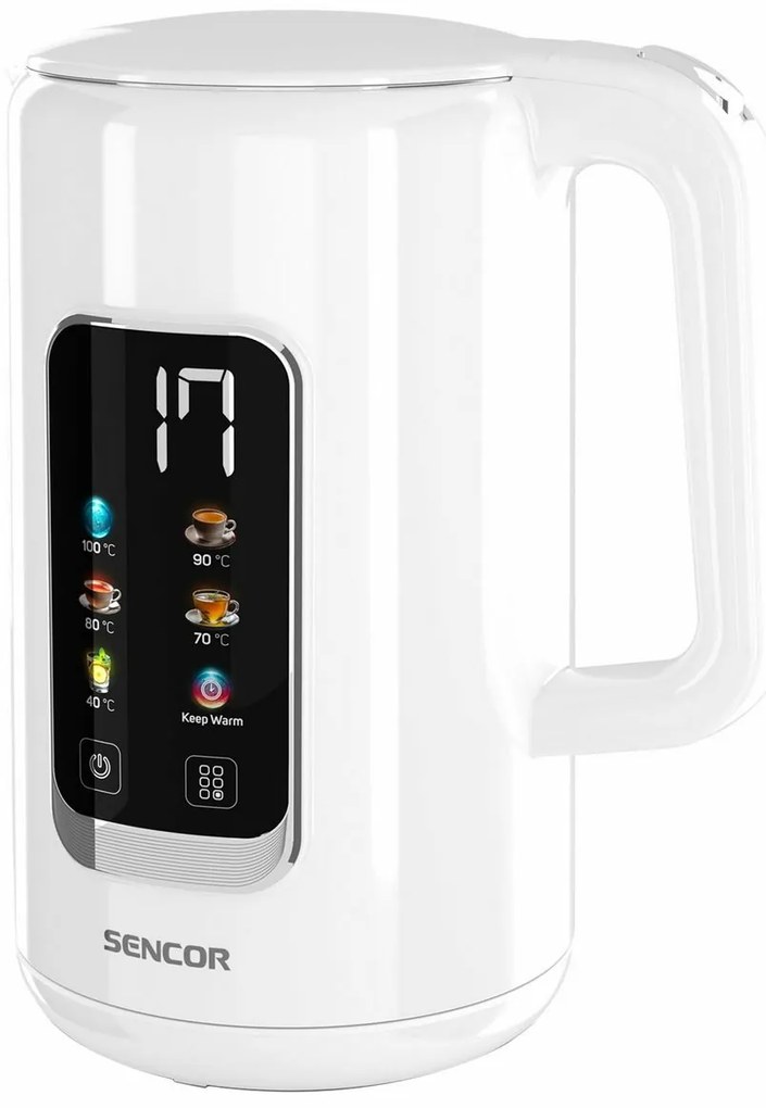 Sencor SWK 0950WH elektromos vízforraló, fehérszínben