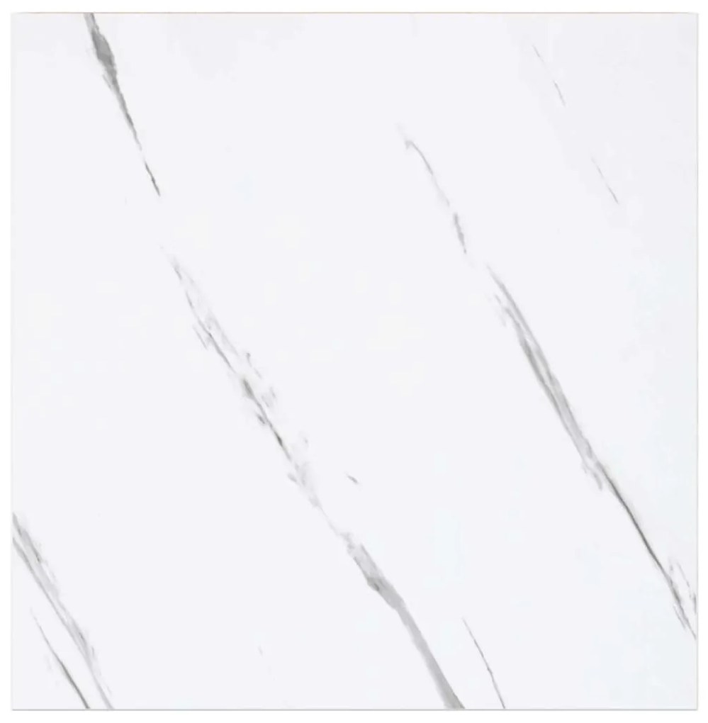 Falpolc tárolóval 4 pcs Fehér márvány 23 x 23,5 x 4 cm Faanyag