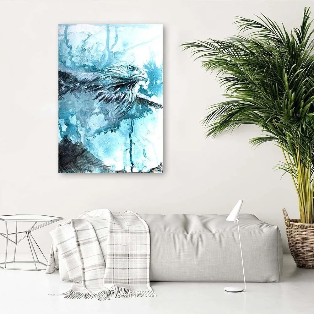 Gario Vászonkép Festett sólyom - Marta Horodniczy Méret: 70 x 100 cm