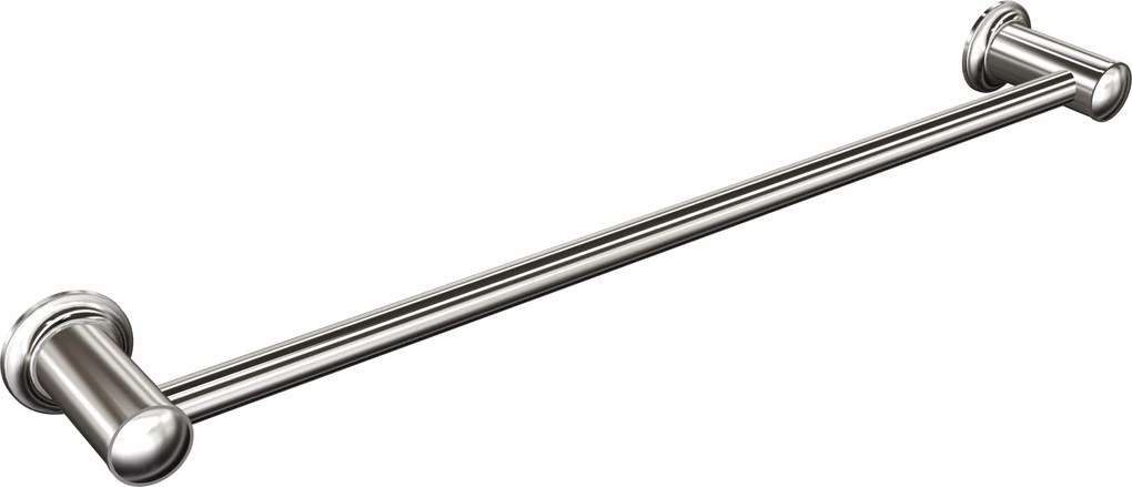 Fürdőszobai fali törölközőtartó cső 60 cm Króm