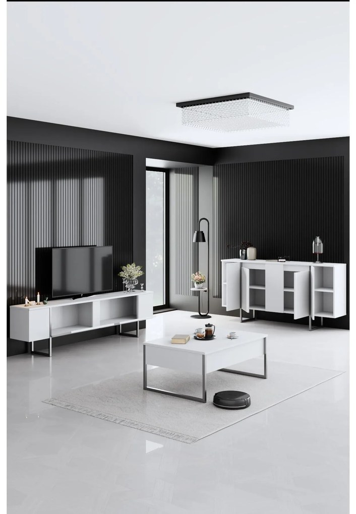 Nappali fal Luna set (fehér + ezüst) . 1102330