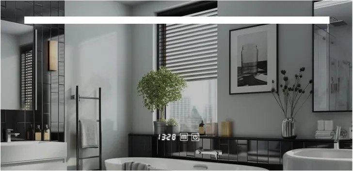 IREDA Fürdőszobatükör LED világítással  80 x 60 cm