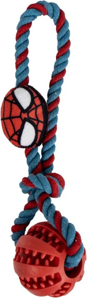 Pókember Hero kötél kutyajáték TPR labdával 30 cm
