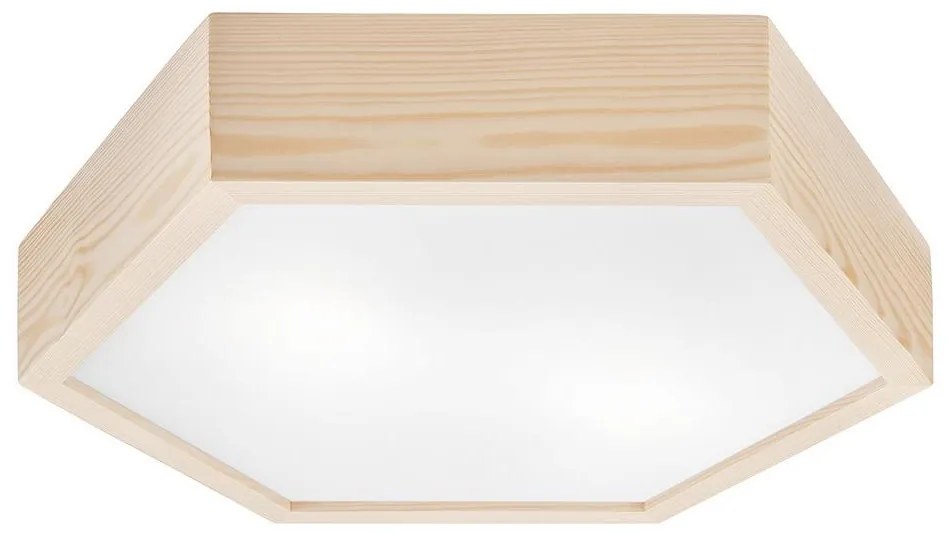 Lamkur Mennyezeti lámpa HEX NATURAL 2xE27/60W/230V á. 43 cm fenyő LD-PD 5.2 natural