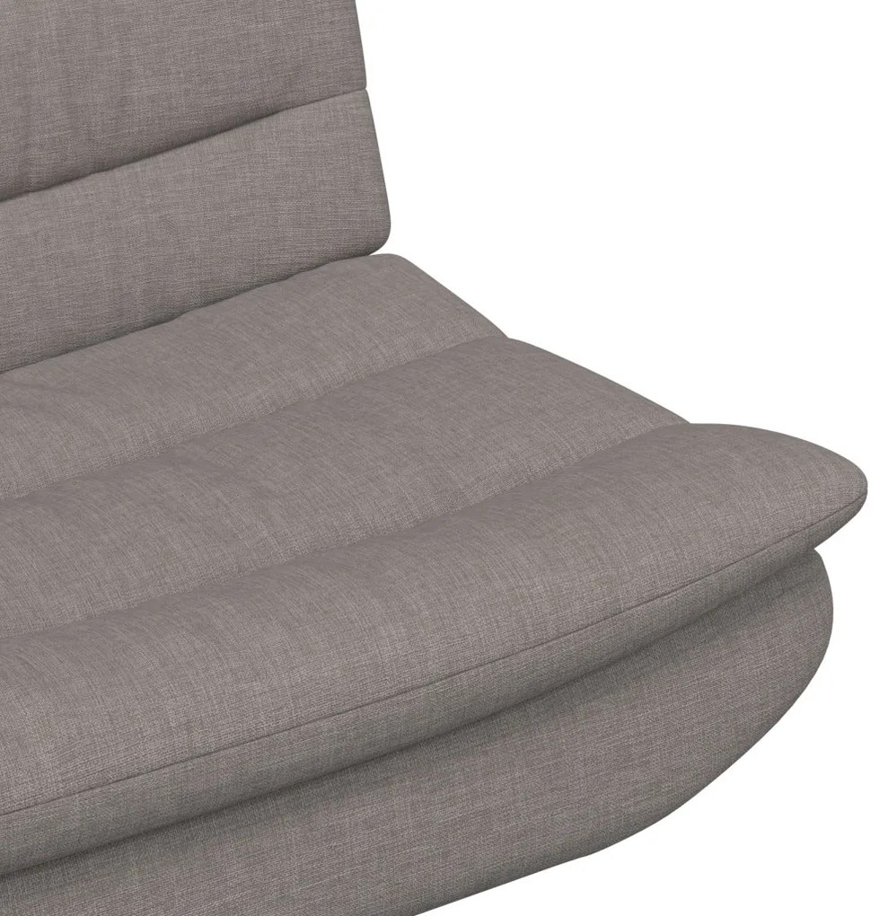 Forgószék Taupe Szövet Egyszemélyes Karcsú Forgószék