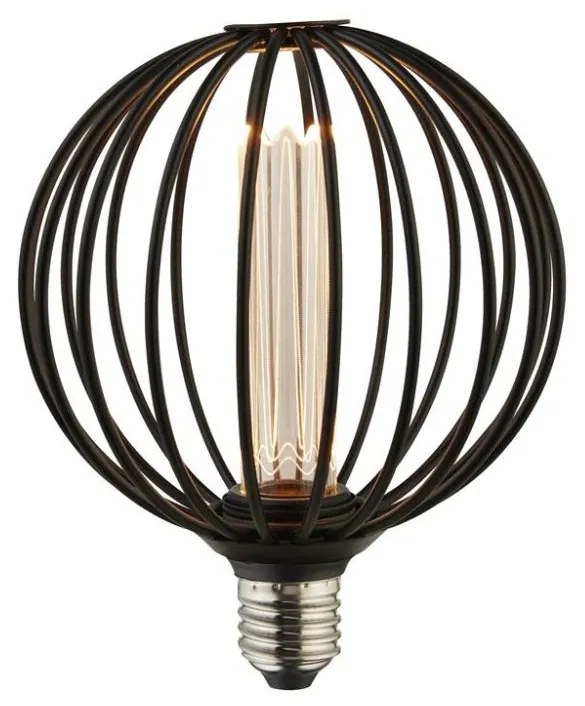 Searchlight 26004BK - GLOBE LED dekoratív izzó E27/4,5W/230V 2700K