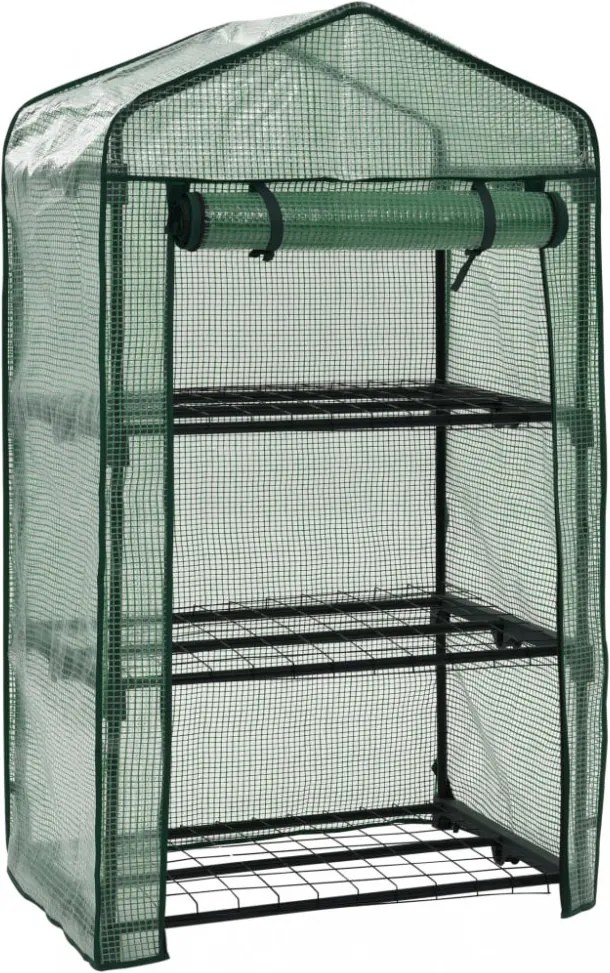 háromszintes mini melegház 69 x 49 x 125 cm