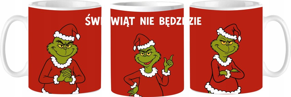 Karácsonyi bögre Karácsony Mikulás Grincs Ajándék