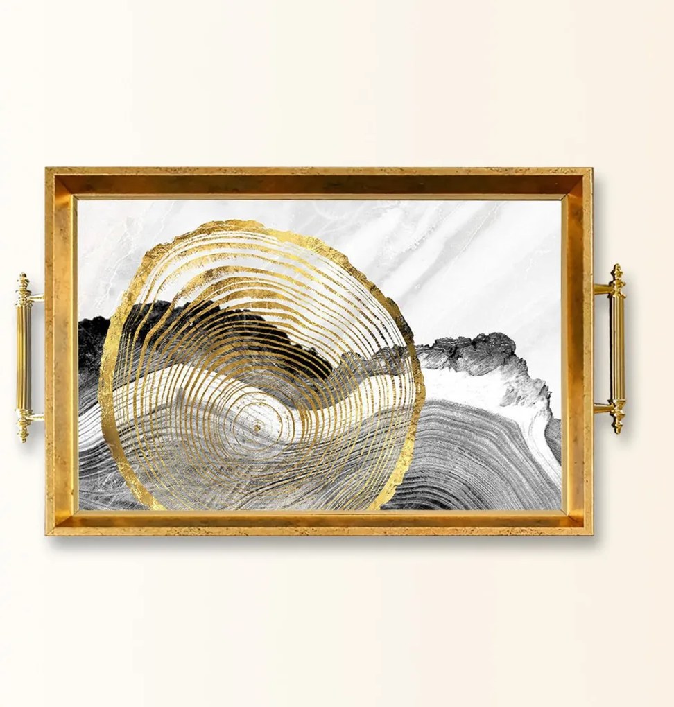 Üveg tálca, 38×24 cm – TPEA9820