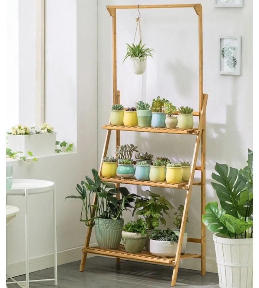 LADDER bambusz polc