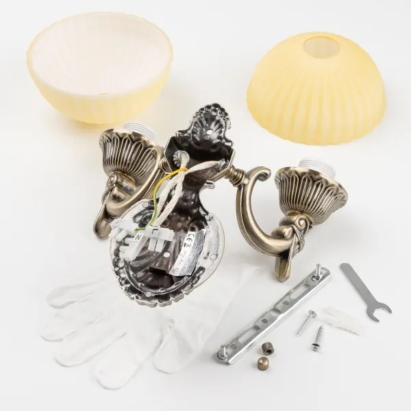 Brilagi - Fali lámpa CLASSIC 2xE27/60W/230V réz