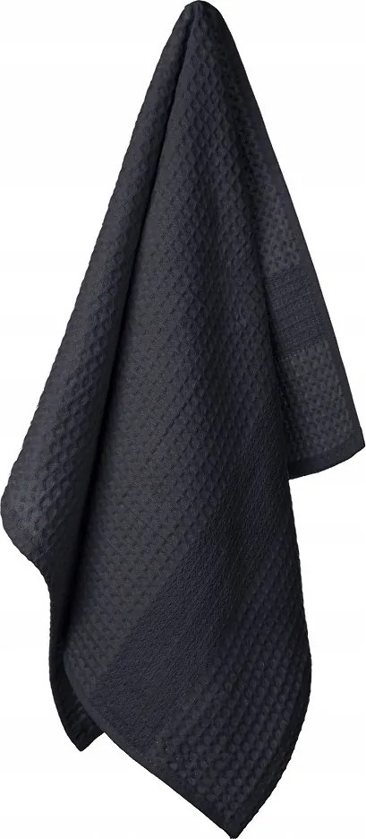 Konyhai törlőkendő 50x70 fekete gofrisütő prime pamut ostya