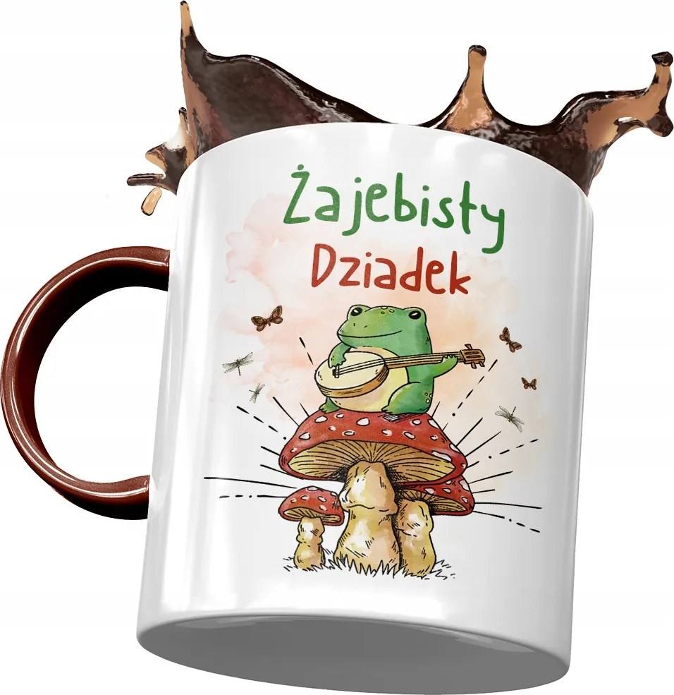 Bordó bögre Nagypapa napja Ajándék fényképes nyomtatással