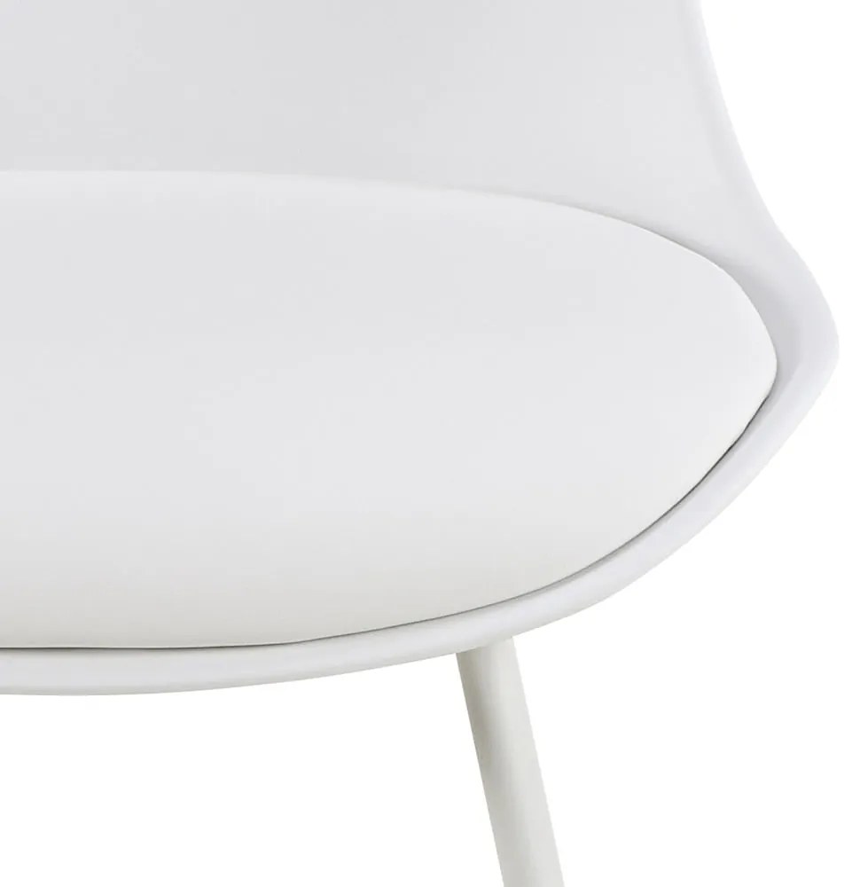 Fehér bárszék (ülésmagasság 66 cm) Tina – Actona