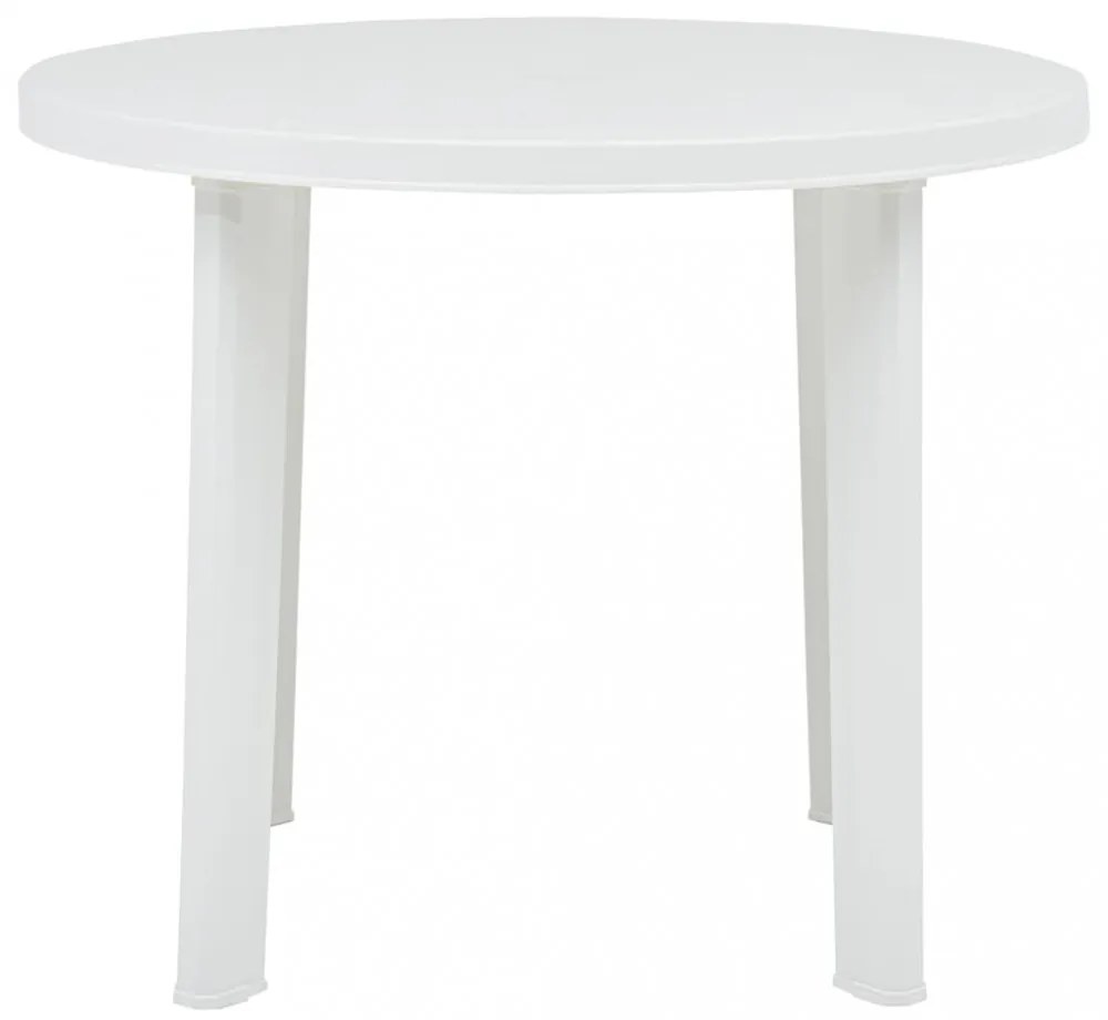 fehér műanyag kerti asztal 89 cm