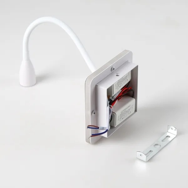 Brilagi - LED Rugalmas fali lámpa MAYA Double LED/4W/230V + LED/3W fehér