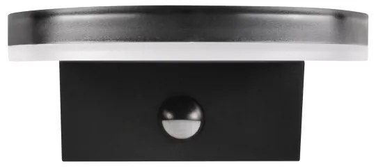 LED Kültéri fali lámpa érzékelővel TESA LED/10W/230V IP54 fekete